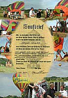 Collage Taufbrief